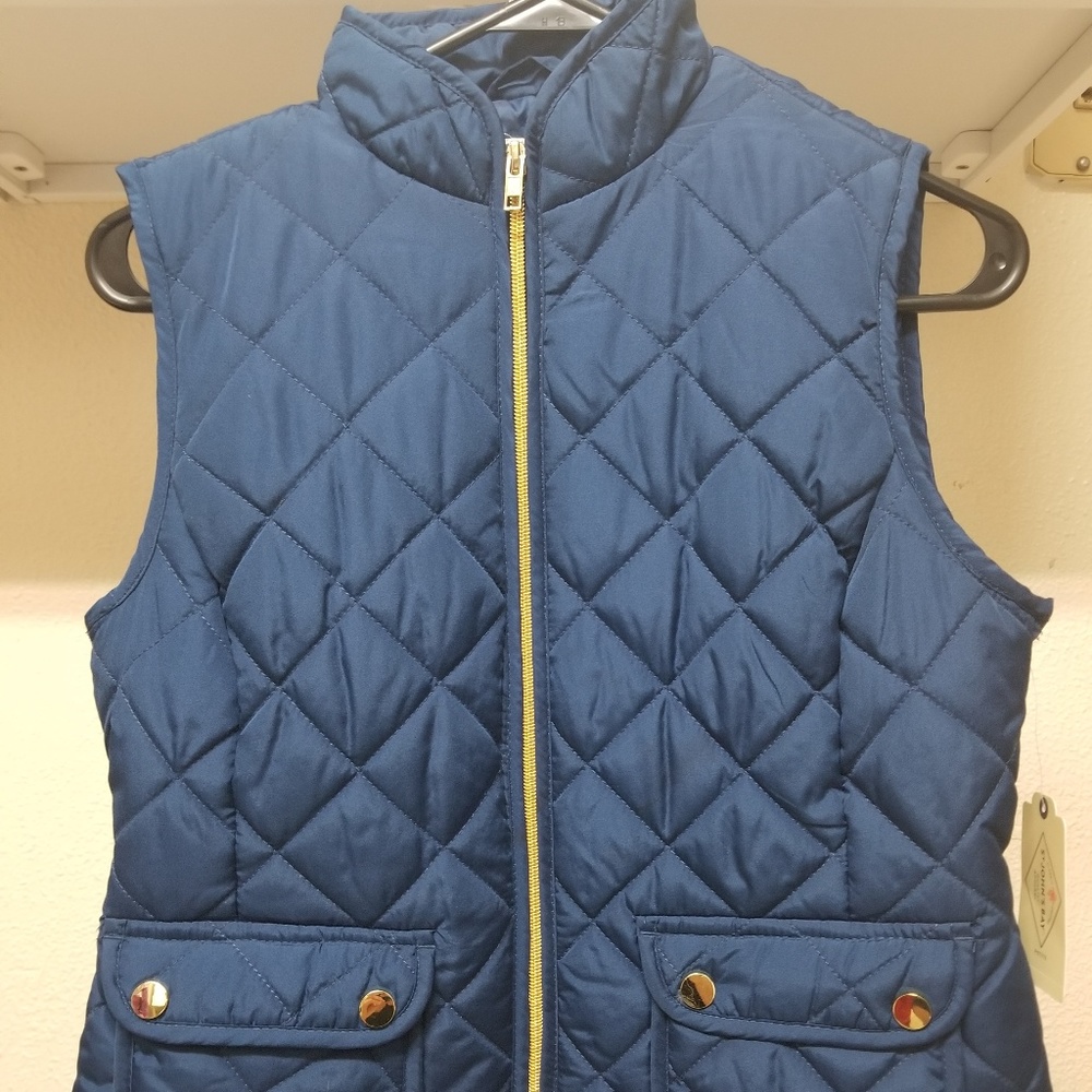St. John's Bay Women's Quilted Vest Petite XS
